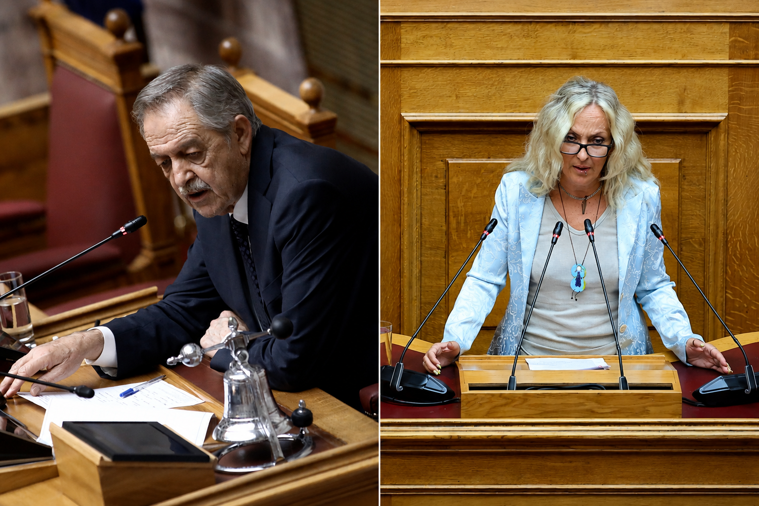 Τζώρτζια Κεφαλά: Διάλογος με τον Πάρη Κουκουλόπουλο στη Βουλή – «Να λέτε ότι είμαι ακόμα τραγουδίστρια των Μπλε γιατί γράφουν ότι έχω σταματήσει»