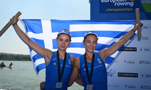Γαβριέλα Λιόλιου και Λίλα Μουρατίδου κατέκτησαν το ασημένιο μετάλλιο στο διπλό σκιφ στο ευρωπαϊκό πρωτάθλημα κωπηλασίας