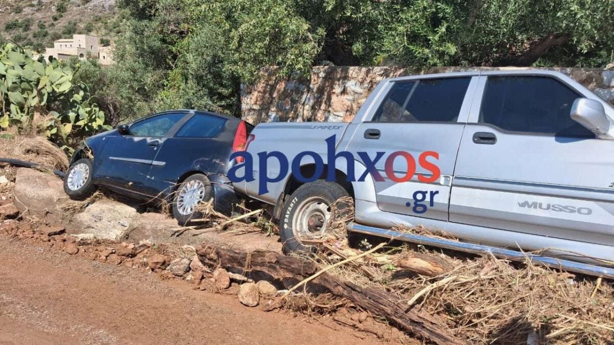 Μάνη: Σφοδρή κακοκαιρία με 140 τόνους νερού – «ο δρόμος είχε γίνει μία θάλασσα», λέει κάτοικος της περιοχής
