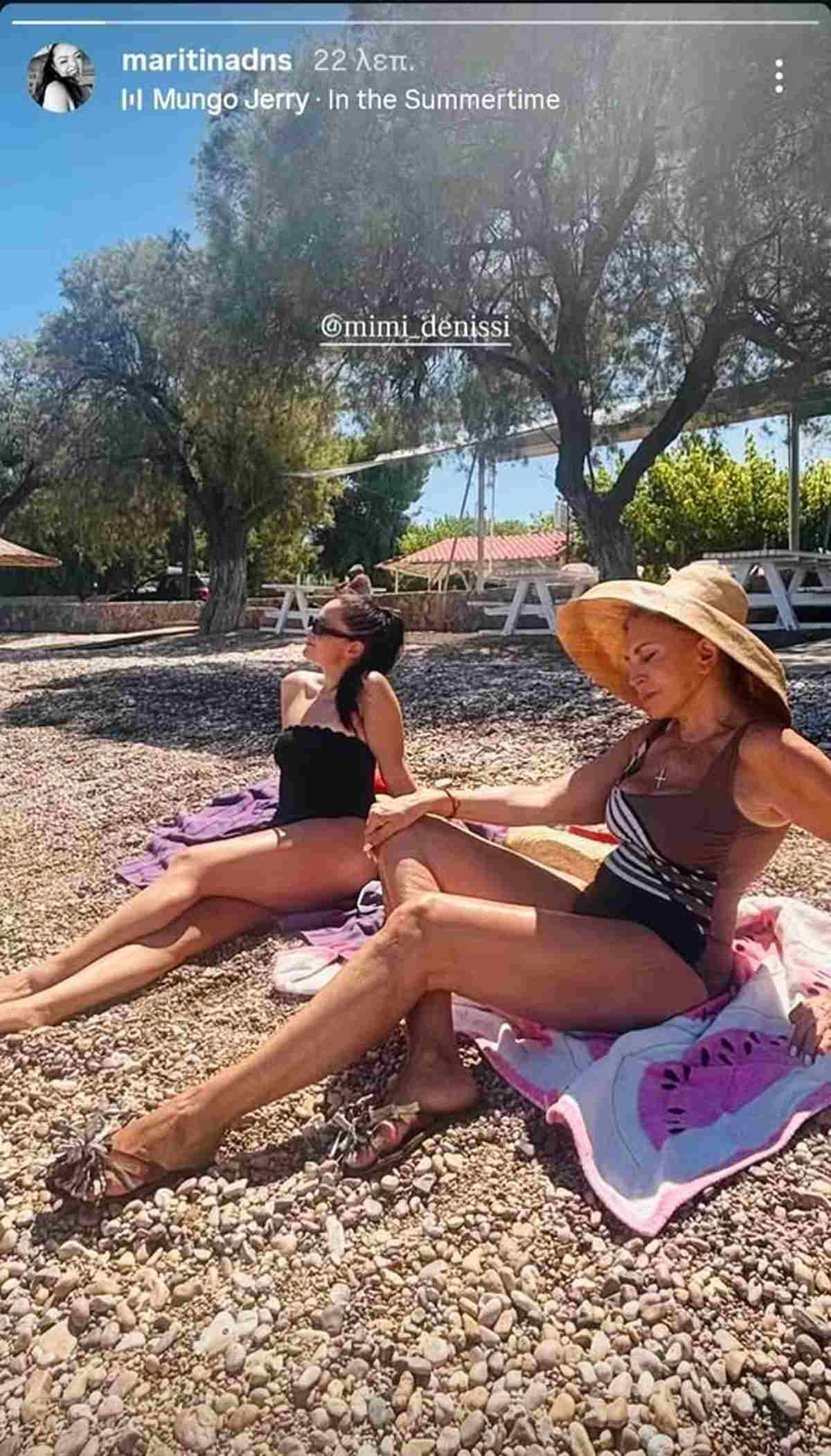 Μιμή και Μαριτίνα Ντενίση στον Θεολόγο: Τα μαγιό που έκλεψαν τις εντυπώσεις 8 Μαριτίνα Ντενίση