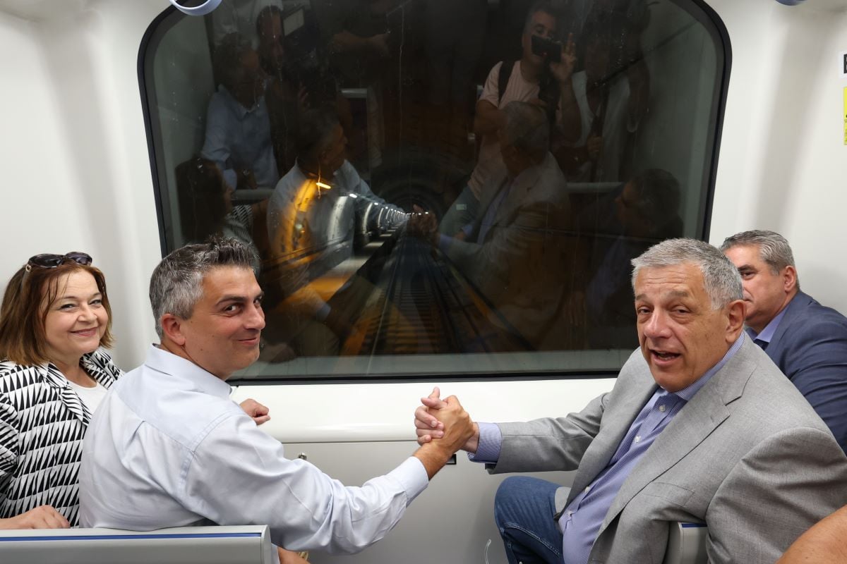 Μετρό Θεσσαλονίκης: Εικόνες από τον σταθμό Καλαμαριάς που θα λειτουργεί από την Πέμπτη