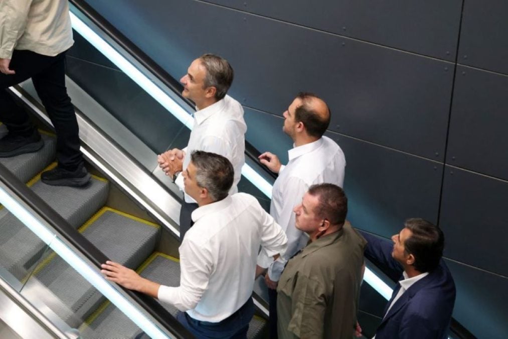 Με το Μετρό Καλαμαριάς έφτασε στα εγκαίνια ο Κυριάκος Μητσοτάκης – Πρώτος επιβάτης σήμερα – ΒΙΝΤΕΟ – ΦΩΤΟ 10 Ο Κυριάκος Μητσοτάκης στα εγκαίνια του Μετρό Καλαμαριάς