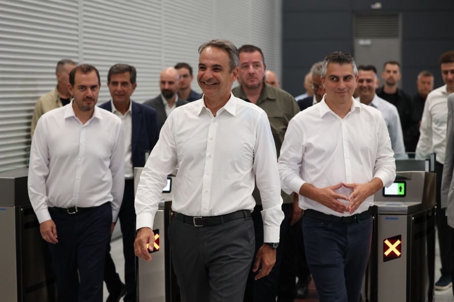 Με το Μετρό Καλαμαριάς έφτασε στα εγκαίνια ο Κυριάκος Μητσοτάκης – Πρώτος επιβάτης σήμερα – ΒΙΝΤΕΟ – ΦΩΤΟ 13 Ο Κυριάκος Μητσοτάκης στα εγκαίνια του Μετρό Καλαμαριάς