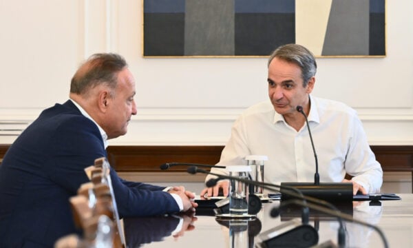 Μητσοτάκης στη συνάντηση με Αγγελούδη: Θα έχουμε νέα ΔΕΘ το 2030