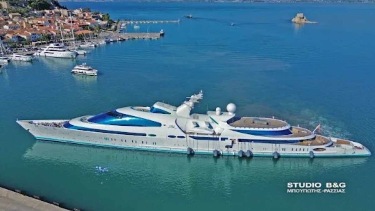 Στο Ναύπλιο το super yacht Yas 141 μέτρων της βασιλικής οικογένειας των Ηνωμένων Αραβικών Εμιράτων 3 Στο Ναύπλιο το super yacht Yas 141 μέτρων της βασιλικής οικογένειας των Ηνωμένων Αραβικών Εμιράτων