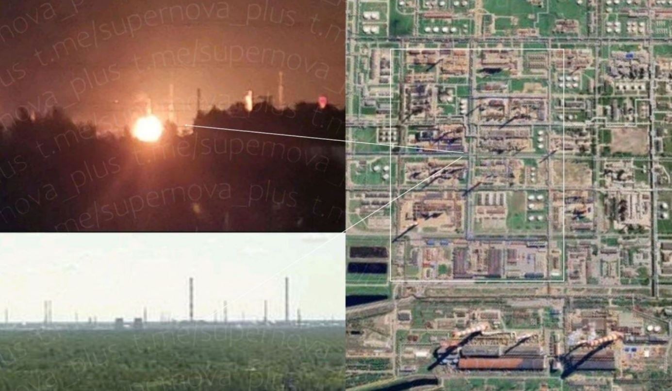 Φωτιά σε ρωσικό διυλιστήριο μετά από επίθεση ουκρανικών drone – Βίντεο