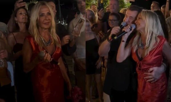 Άννα Βίσση – Λευτέρης Πανταζής: Γλέντι στους Αρκιούς τον Δεκαπενταύγουστο, τα κινητά πήραν «φωτιά» (Βίντεο)