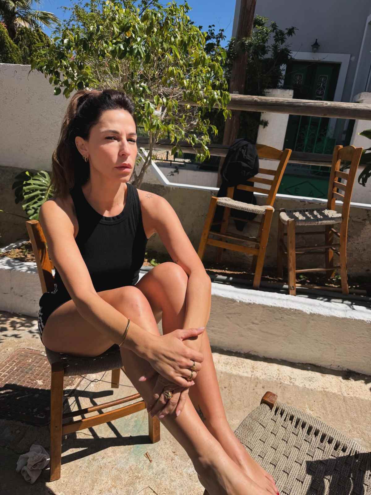 Κατερίνα Παπουτσάκη: Σπάνια φωτογραφία με τον πατέρα της στις διακοπές 11 Παπουτσάκη