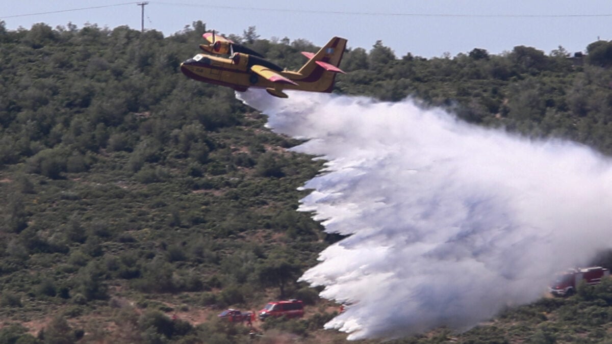 Φωτιά στην Κρεμαστή Λακωνίας – Σηκώθηκαν 3 αεροπλάνα και ένα ελικόπτερο 1 Φωτιά στην Κρεμαστή Λακωνίας – Σηκώθηκαν 3 αεροπλάνα και ένα ελικόπτερο