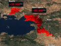 Φωτιές σε Αττική και Βοιωτία: Πάνω από 111.000 στρέμματα έγιναν στάχτη – Αποκαλυπτική δορυφορική εικόνα