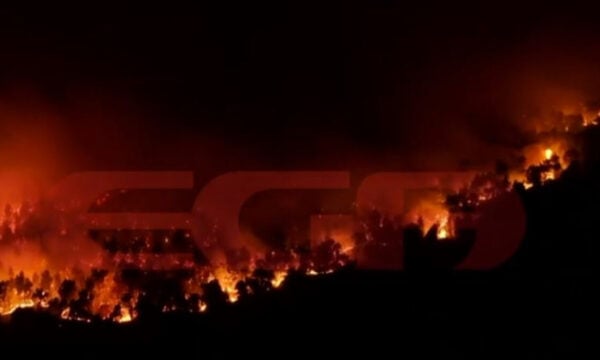 Φωτιά στο Πόρτο Γερμενό: Εικόνες καταστροφής από drone – Το πύρινο μέτωπο σε μήκος πολλών χιλιομέτρων