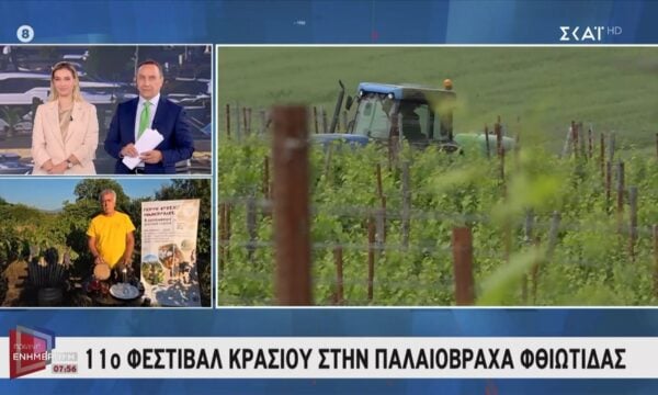11ο φεστιβάλ κρασιού στην Παλαιοβράχα Φθιώτιδας
