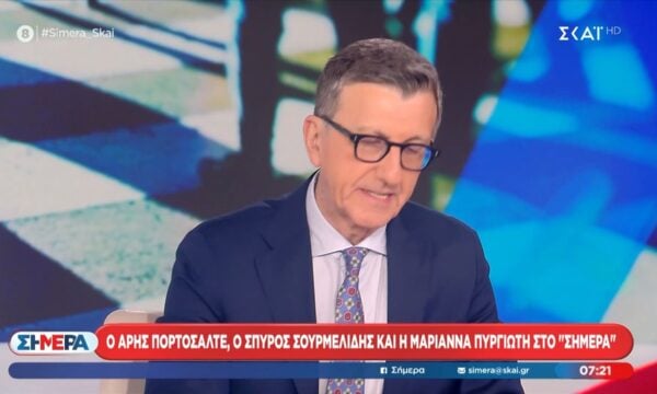 A. Πορτοσάλτε για Τσίπρα: «Αυτό που προσπαθεί να αποκαταστήσει είναι ο εαυτός του»