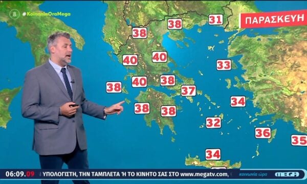 Αίθριος καιρός σήμερα, Παρασκευή