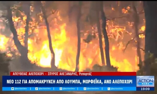 Αλεποχώρι: Μάχη με τα μέτωπα στη Δυτική Αττική – Αναζωπυρώσεις και διάσπαρτες εστίες