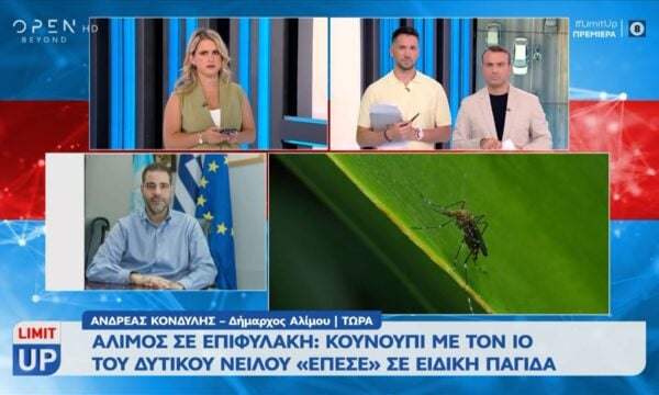 Άλιμος σε επιφυλακή: Κουνούπι με τον ιό του δυτικού Νείλου «έπεσε» σε ειδική παγίδα