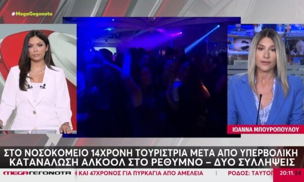 Ανήλικοι στα νοσοκομείο σε κατάσταση μέθης σε Ρέθυμνο και Σκιάθο