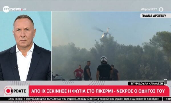 Από ΙΧ άρχισε η φωτιά στο Πικέρμι – Νεκρός ο οδηγός του