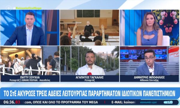 Απόφαση «σταθμός» από το ΣτΕ – Ακυρώθηκαν τρεις άδειες λειτουργείας ιδιωτικών πανεπιστημίων