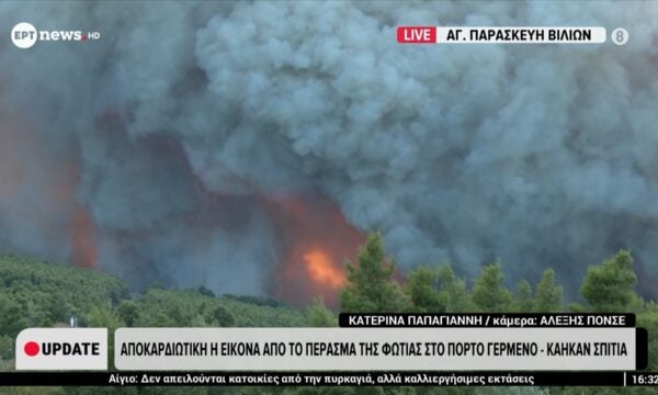 Αποκαρδιωτική η εικόνα από το πέρασμα της φωτιάς στο Πόρτο Γερμενό – Κάηκαν σπίτια