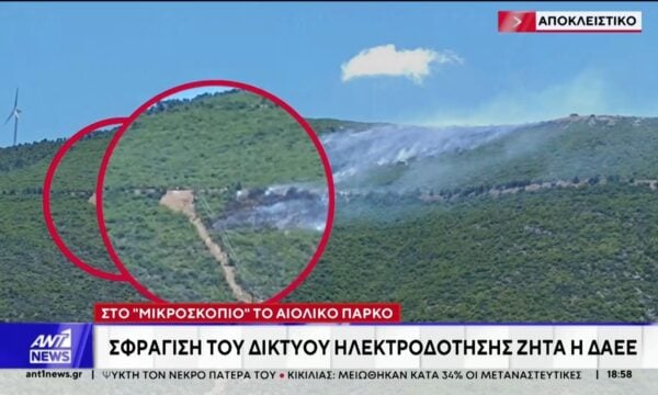 Αποκλειστικό ΑΝΤ1: Προς “σφράγιση” το Αιολικό Πάρκο – Συνεχείς βλάβες πριν από τη μεγάλη φωτιά