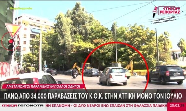 Ασταμάτητες οι παραβάσεις του ΚΟΚ – Βαριά πρόστιμα για επικίνδυνες παραβάσεις σε οδηγούς