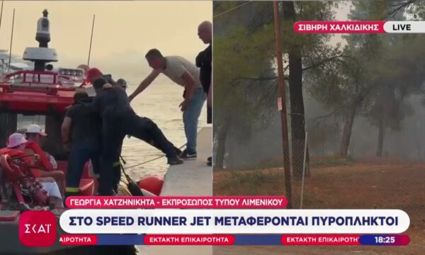 Χαλκιδική: Εκπρόσωπος του Λιμενικού για τους δια θαλάσσης απεγκλωβισμούς – Δύο πυροσβέστες τραυματίες
