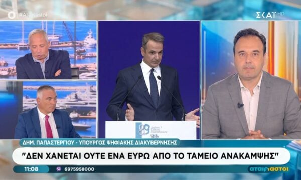 Δ. Παπαστεργίου: «Ο Δημόσιος τομέας έχει ψηφιοποιηθεί πιο γρήγορα από τον ιδιωτικό τομέα»
