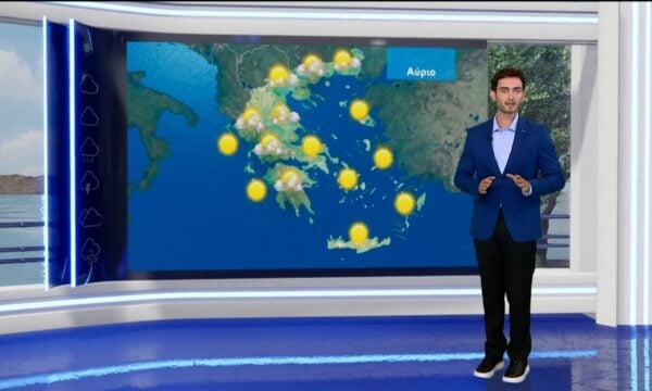 Δελτίο καιρού στις 20:00 – 24-08-2026