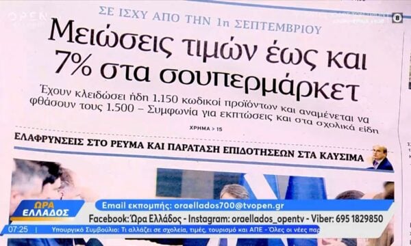 Εφημερίδες 25/08/2026: Τα πρωτοσέλιδα