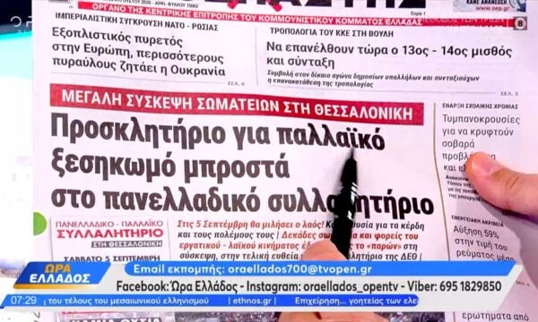 Εφημερίδες 26/08/2026: Τα πρωτοσέλιδα