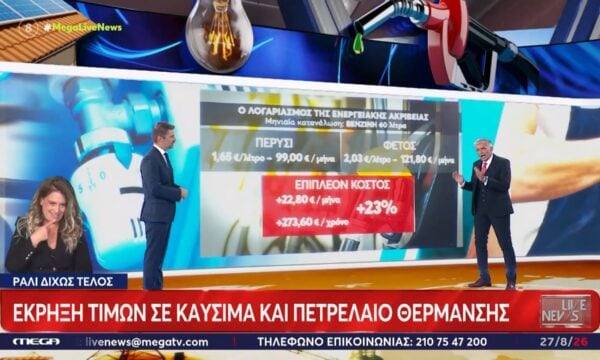 Έκρηξη τιμών σε καύσιμα και πετρέλαιο θέρμανσης