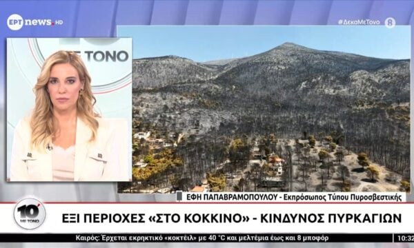 Έξι περιοχές «στο κόκκινο» – Κίνδυνος πυρκαγιών