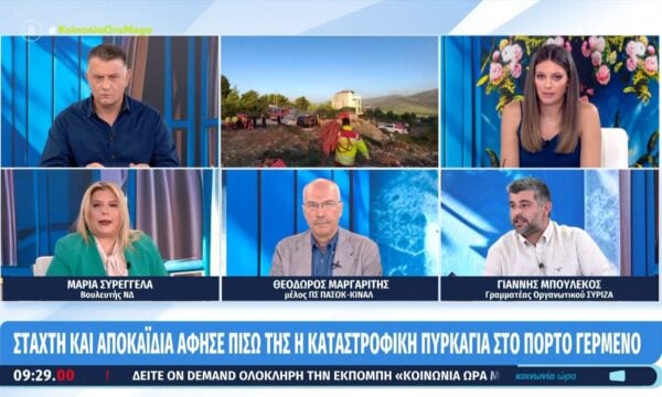 Ένταση μεταξύ Γ. Μπουλέκου & Μ. Συρεγγέλα για τη δασοπροστασία