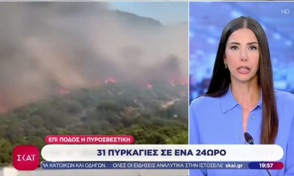Επί ποδός η πυροσβεστική: 31 πυρκαγιές σε ένα 24ωρο