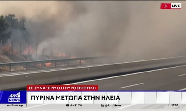 Φωτιά στην Ηλεία