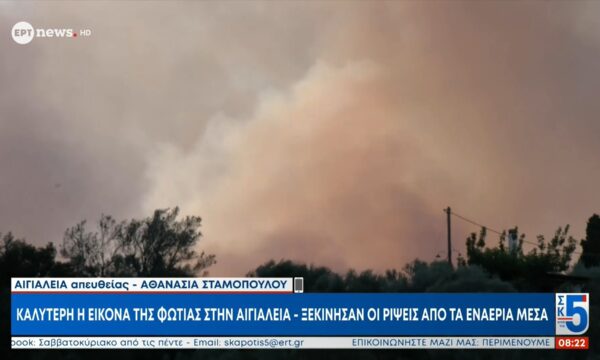 Φωτιά στο Αίγιο: Ολονύχτια μάχη στις Νεραντζιές – Επιχειρούν τέσσερα αεροσκάφη και δύο ελικόπτερα