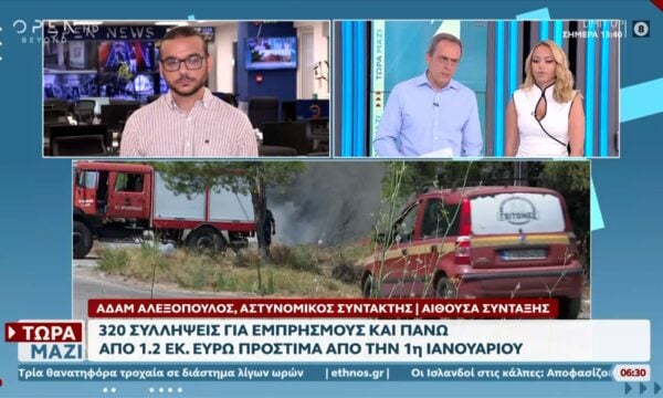 Φωτιές: 302 συλλήψεις για εμπρησμούς μέσα στο 2026