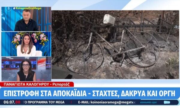 Φωτιές: Επιστρέφουν στις πληγείσες περιοχές οι κάτοικοι – Στάχτη περιουσίες και αναμνήσεις
