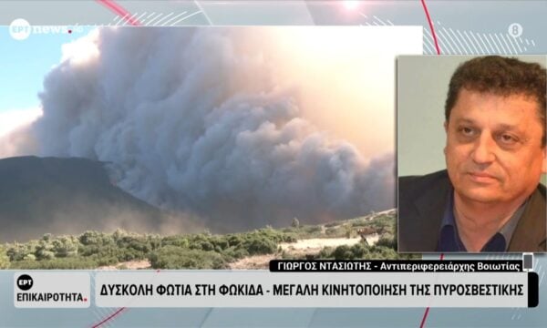 Γιώργος Ντασιώτης, Αντιπεριφερειάρχης Βοιωτίας – Η εκτίμηση των καταστροφών