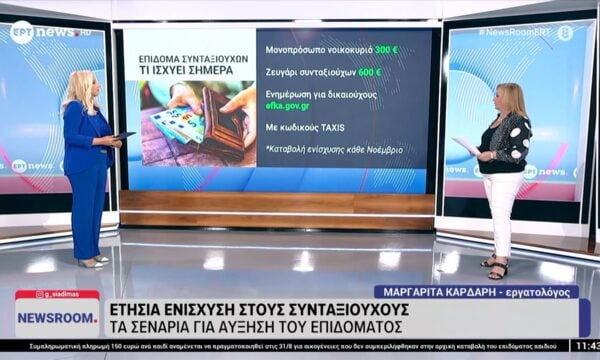 Η εργατολόγος, Μαργαρίτα Κάρδαρη στο «Newsroom»