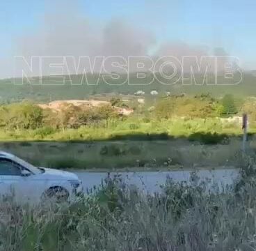 Η φωτιά στον Κατελειό Κεφαλονιάς
