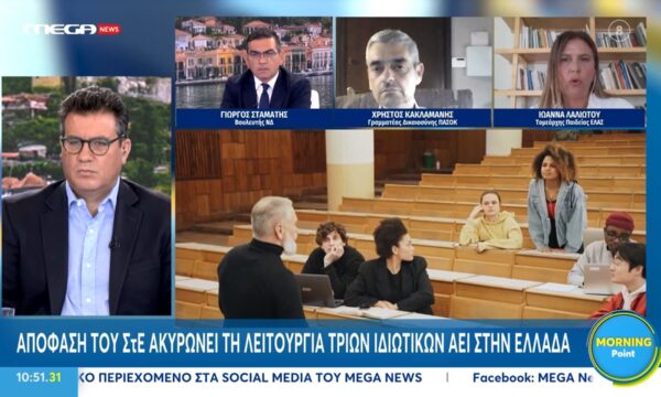 Ι. Λαλιώτη για απόφαση ΣτΕ: «Η κυβέρνηση δεν πόρεσε καν να εφαρμώσει τον νόμο που η ίδια ψήφισε»