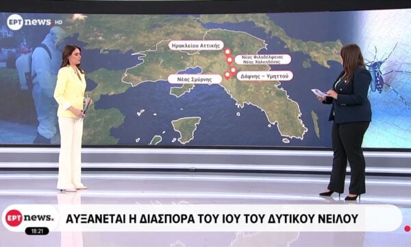 Ιός Δυτικού Νείλου: Αυξητική τάση καταγράφουν τα κρούσματα – 13χρονο παιδί ο πρώτος ανήλικος ασθενής