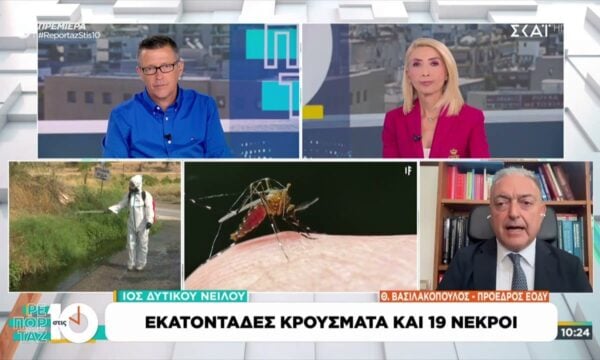Ιός Δυτικού Νείλου: Εκατοντάδες κρούσματα και 19 νεκροί – Τι πρέπει να προσέχουμε
