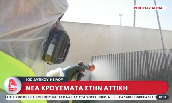 Ιός Δυτικού Νείλου: Νέα κρούσματα και νέοι ψεκασμοί στην Αττική από Δήμους και Περιφέρεια