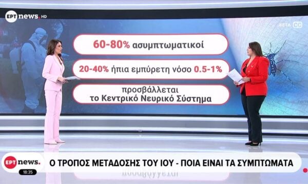 Ιός δυτικού Νείλου: Τι συνιστούν οι ειδικοί για να προφυλαχθούμε