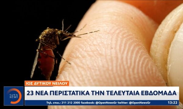 Ιός του Δυτικού Νείλου: 65 κρούσματα στην Αττική – 8 ασθενείς σε ΜΕΘ