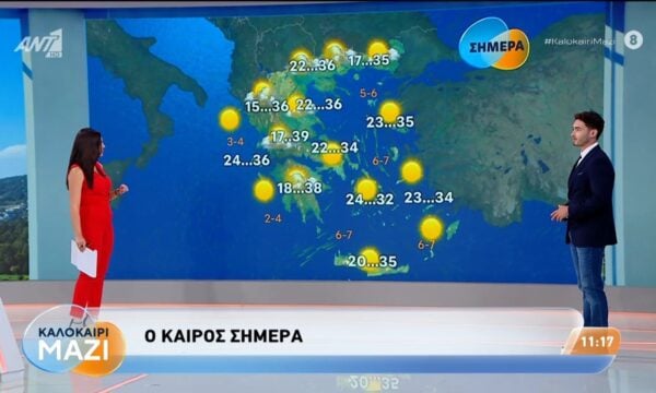 Καιρός – Καλοκαίρι Μαζί – 10/08/2026