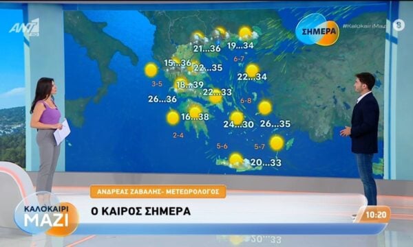 Καιρός – Καλοκαίρι Μαζί – 13/08/2026
